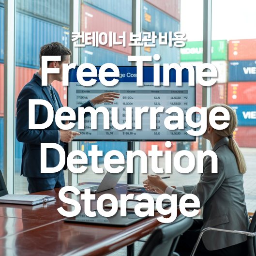 컨테이너 보관 비용? (프리 타임, 디머리지, 디텐션, 스토리지)