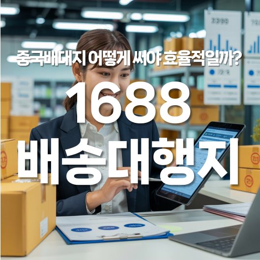 중국 1688 배송대행지, 어떻게 써야 효율적일까?