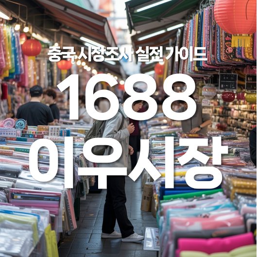 중국 시장조사 실전 가이드, 1688과 이우 시장 활용법