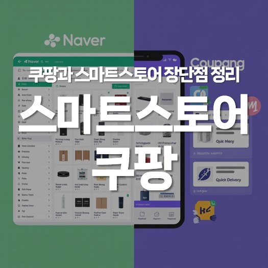 쿠팡과 네이버 스마트 스토어 장단점 정리, 어디부터 시작할까?