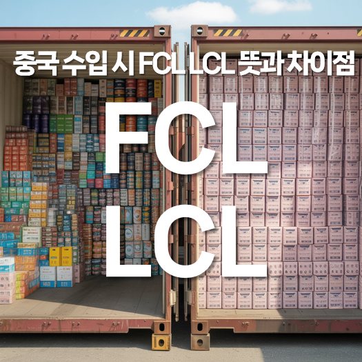중국 수입 시 FCL LCL 뜻과 차이 완벽 정리