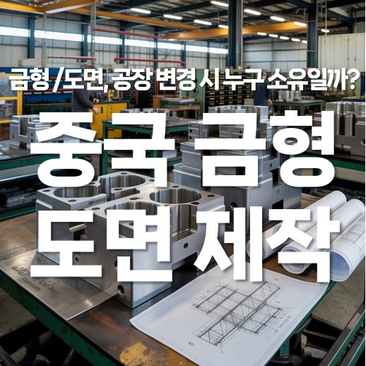 중국 금형 도면 제작, 공장 변경 시 누구 소유일까?