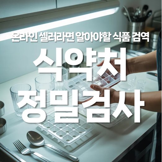 온라인 셀러라면 꼭 알아야 할 식약처 정밀검사와 식품검역