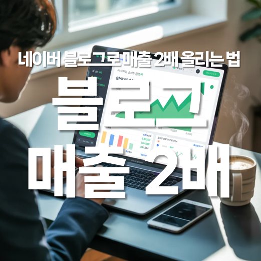네이버 블로그로 매출 2배 올리는 법, 안 하면 안 되는 이유