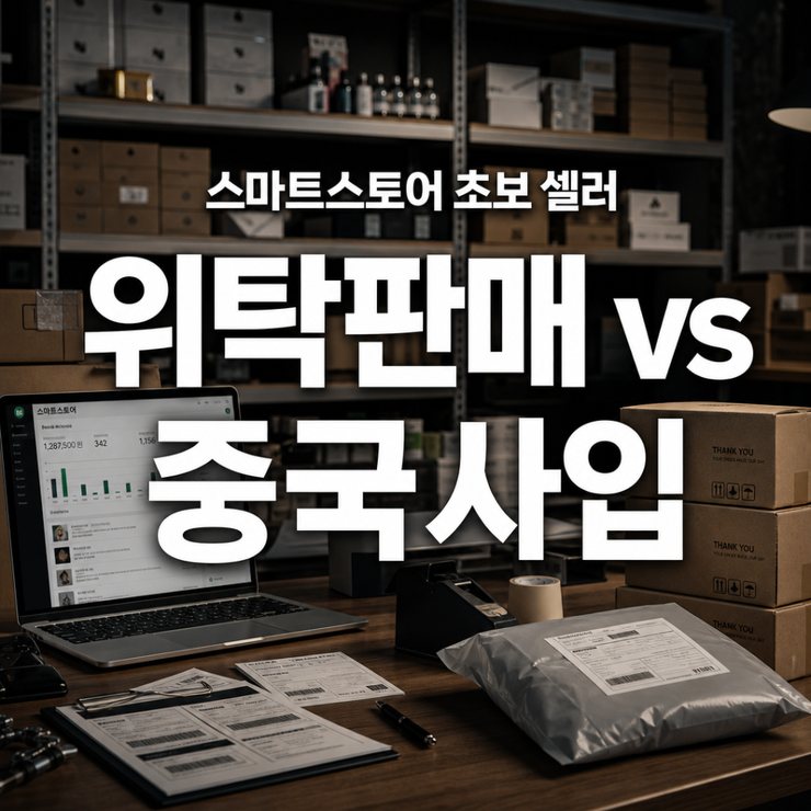 스마트스토어 초보 셀러 위탁판매 vs 중국사입 어떤 방식이 더 유리할까