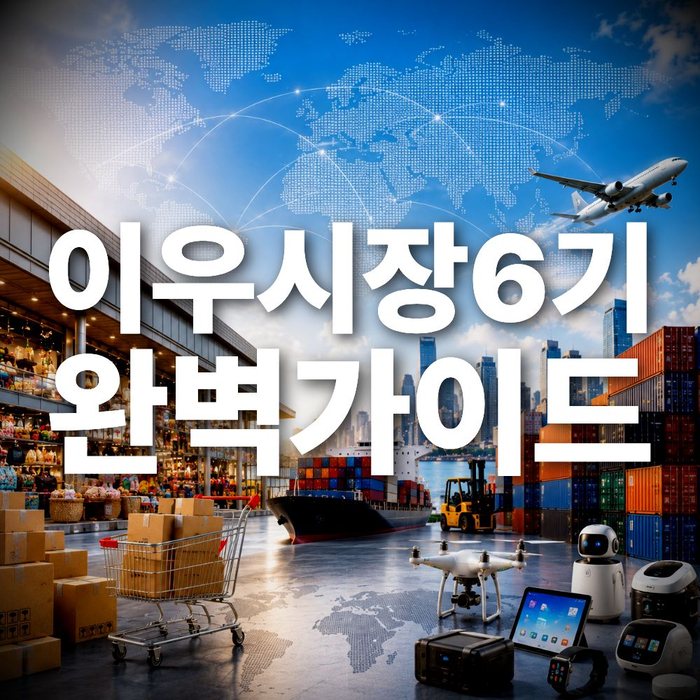 중국 이우시장 완벽 가이드, 이우시장 6기 vs 1~5기 어디서 소싱해야 유리할까?