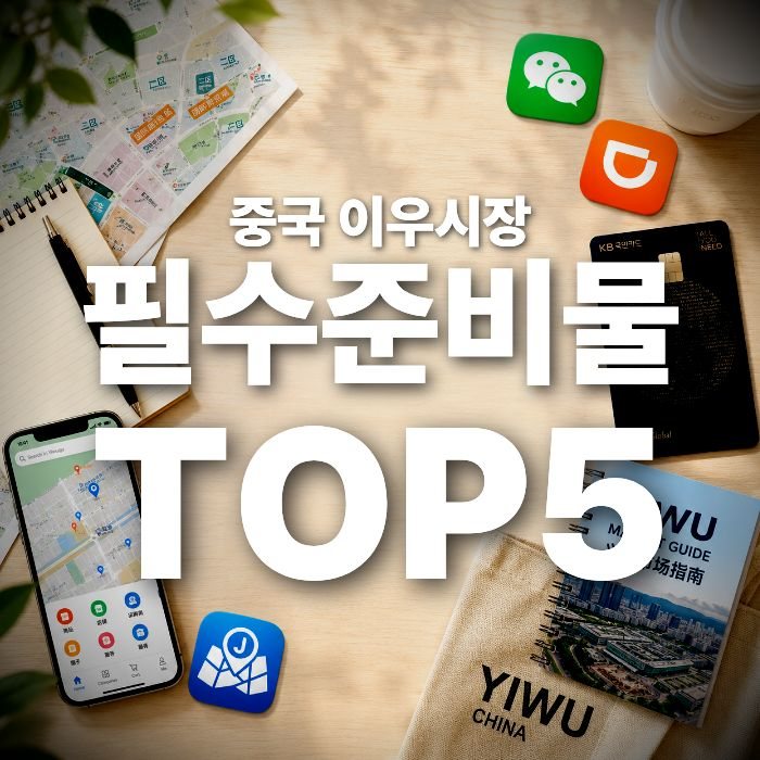 중국도매의 메카! 이우시장 출장 필수 준비물 5가지