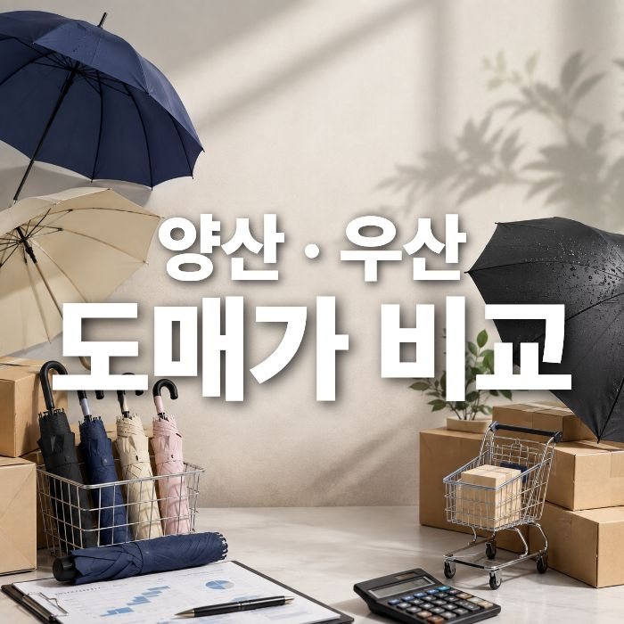 양우산 도매 가격, 중국에서 직접 사입하면 얼마나 차이 날까?
