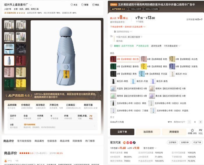 양우산 도매 가격, 중국에서 직접 사입하면 얼마나 차이 날까?